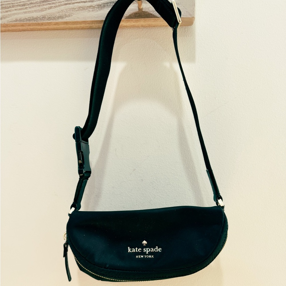 Kate Spade belt bag or fanny pack black with logo medium